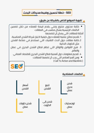 دراسة جدوى شركة شحن بحري